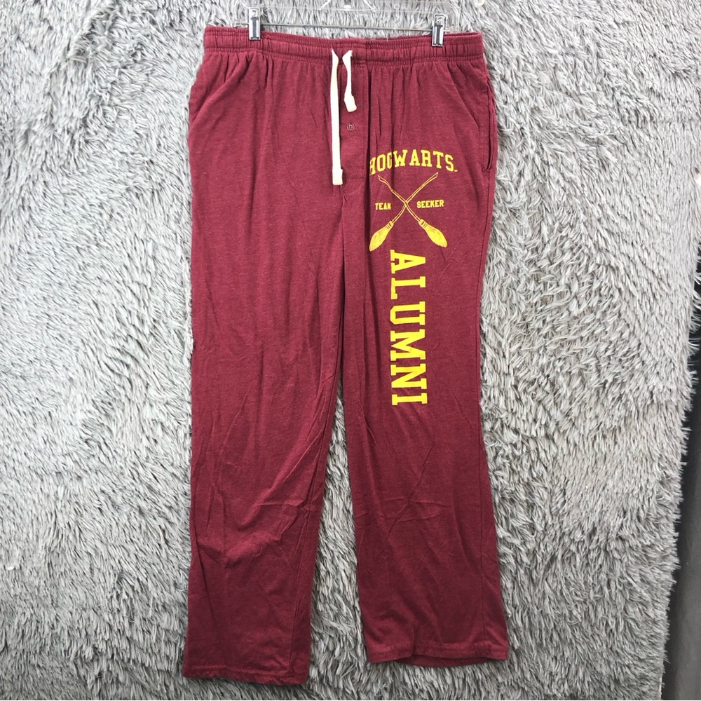 Harry Potter Pants Womens Large XL Wizarding World Hogwarts Drawstring Lounge